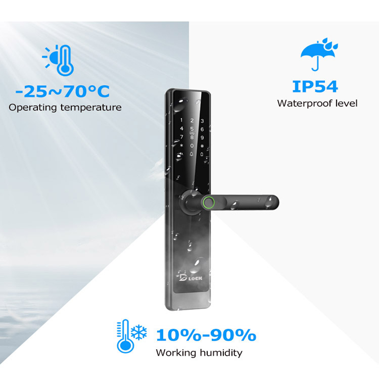 Khóa Cửa Vân Tay Điện Tử Thông Minh DLC2.2.0605 - Hình ảnh 3
